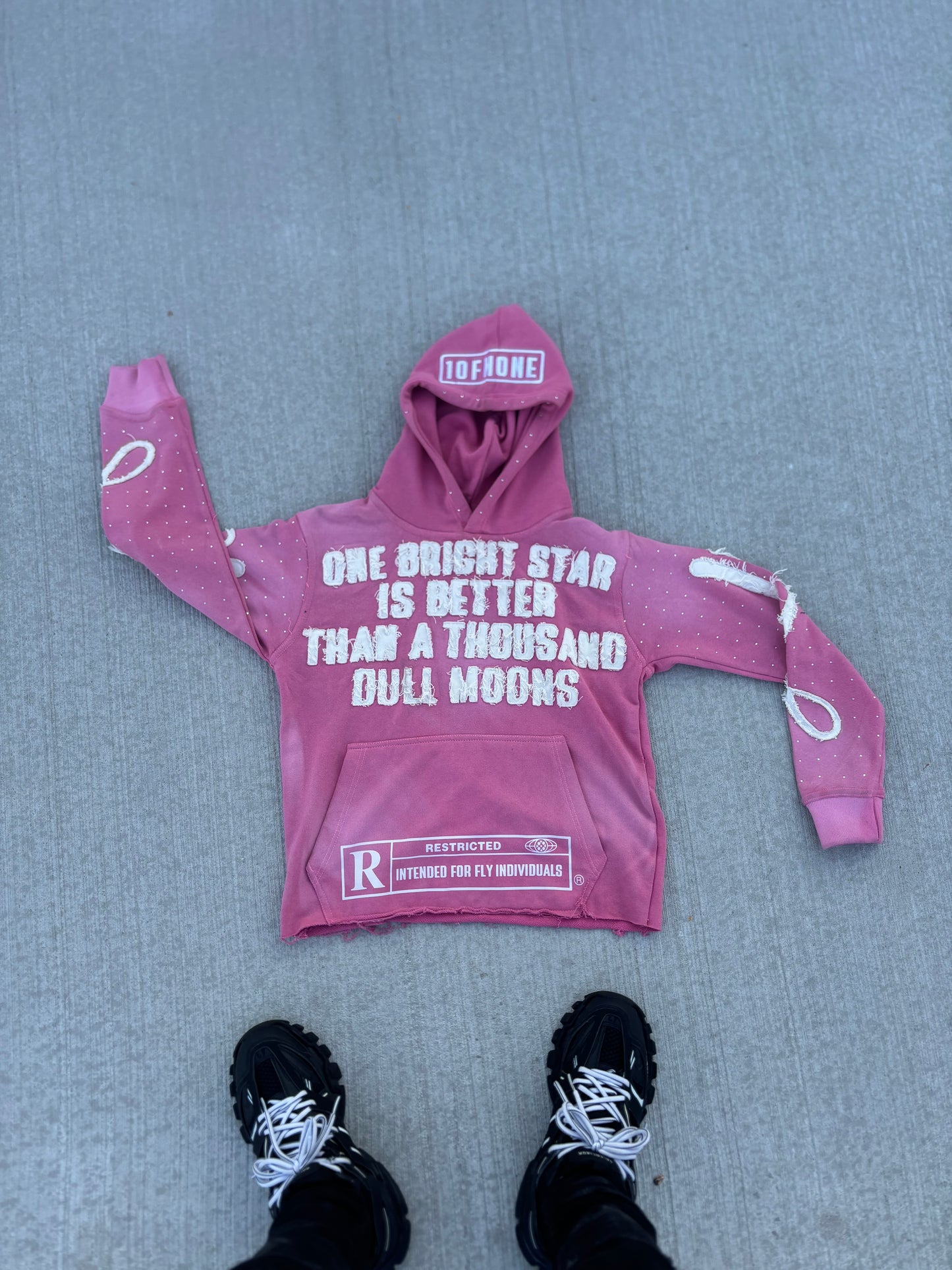 Pink "One of none" Hoodie